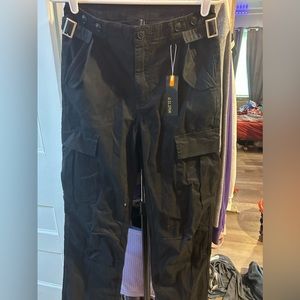 Black cargo pants